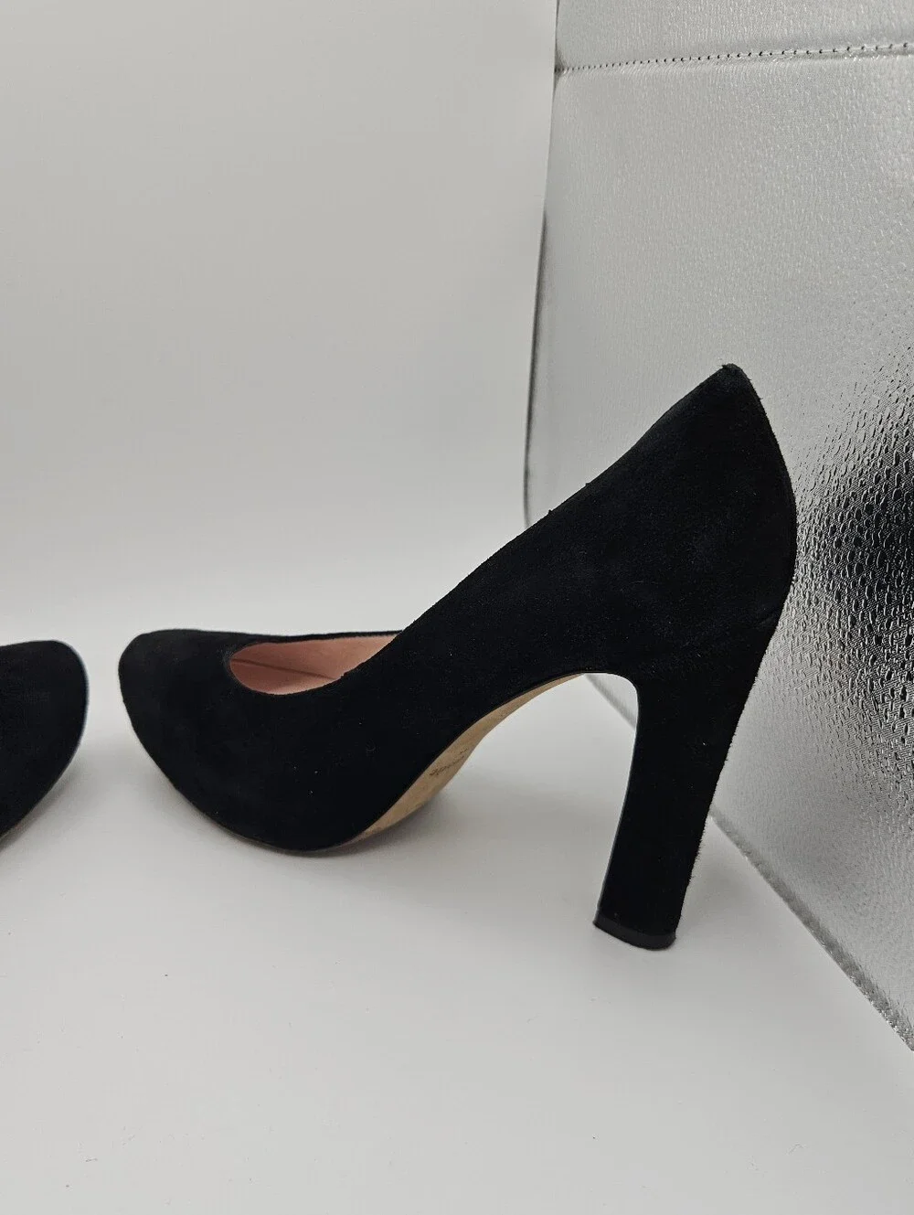 kate spade black suede